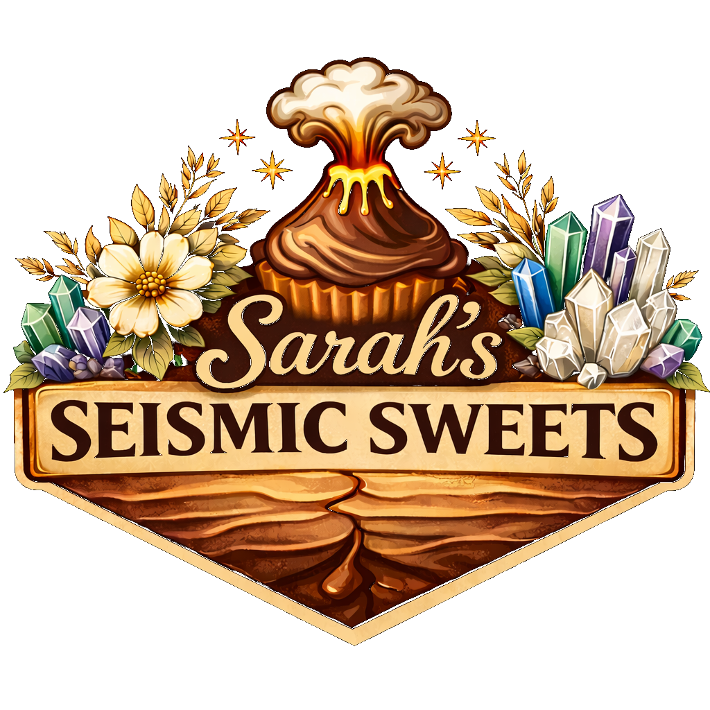 Sarah's Seismic Sweets Logo